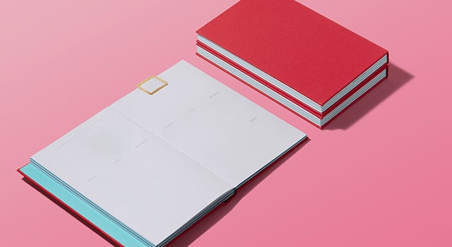 A selection of MOO\'s Planners and Custom Planners in various colours  