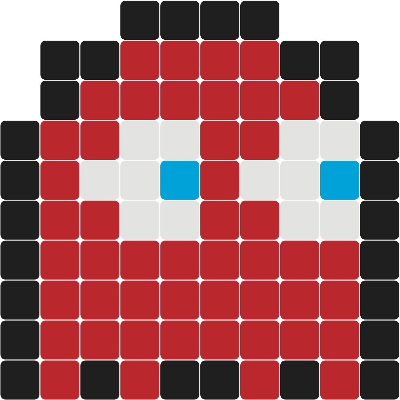 Pixel Pacman Ghost