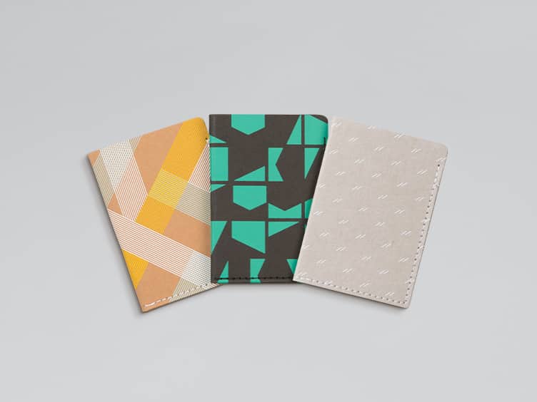 Porte-cartes de visite à pochettes repositionnables 13 x 26.5 cm