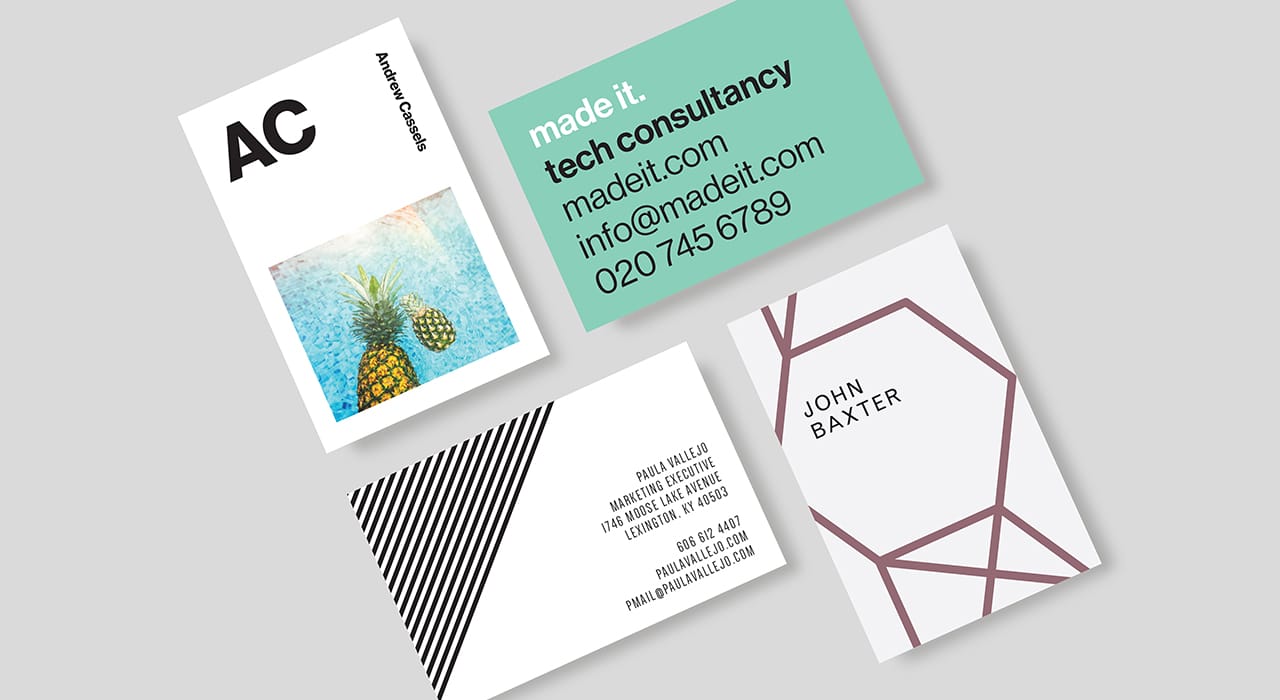 Shop for Premium Vertical Business Cards - Get 20% Off