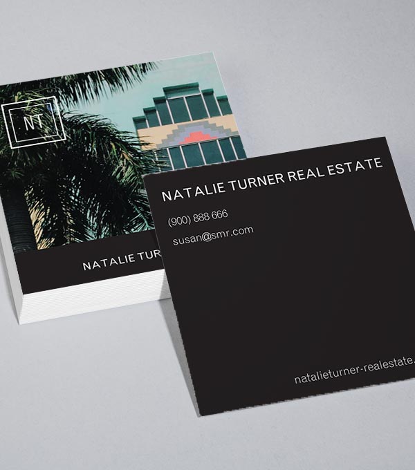 Browse Square Business Card Design Templates